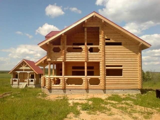 Готовый дом под ключ из бревна