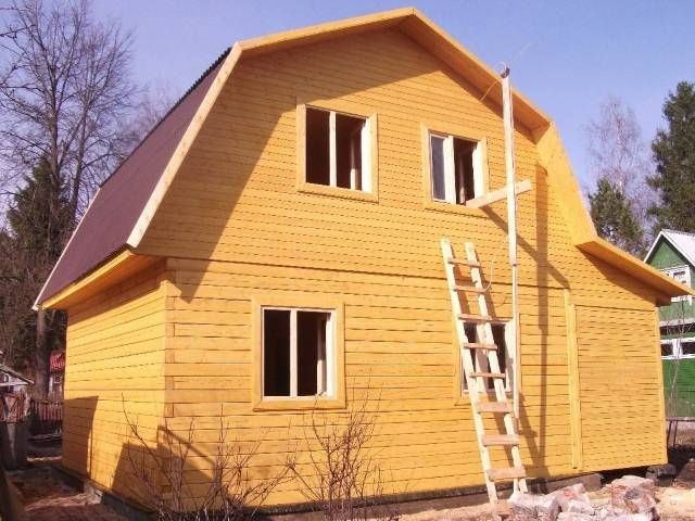 Дача из бруса